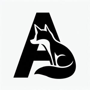 Fox alphabet: Letter A (version 5)