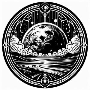 Wall art: Dream land 4 (two colours)