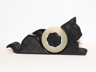 Cat tape dispenser