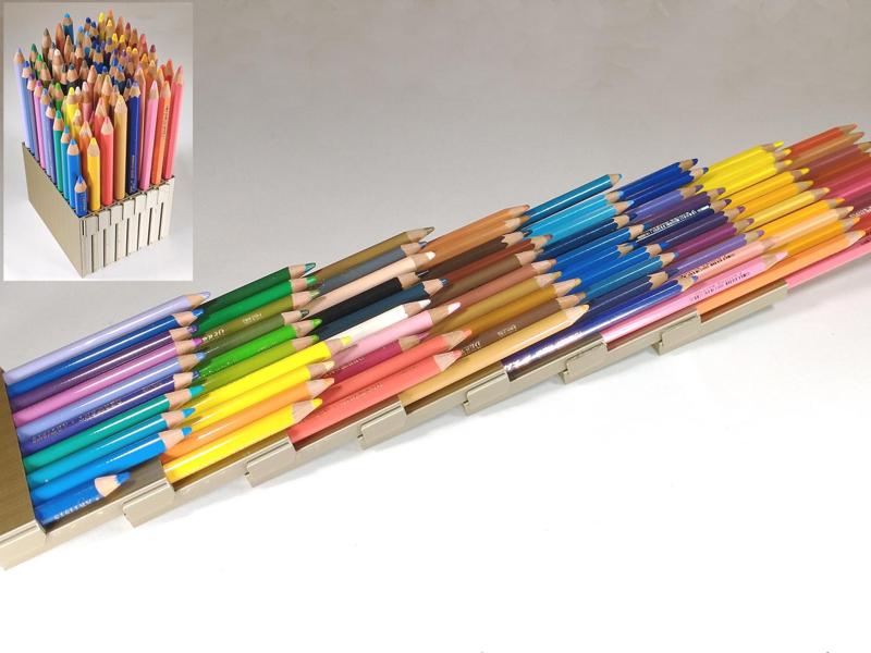 Expanding Colored Pencil Caddy