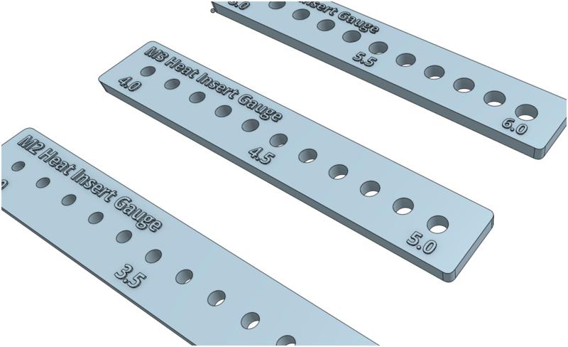 Heatset Insert Gauges