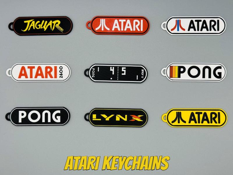 Atari Keychain Collection