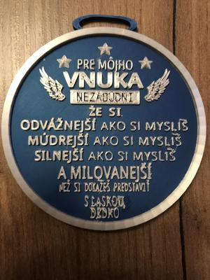 Medaila pre vnuka
