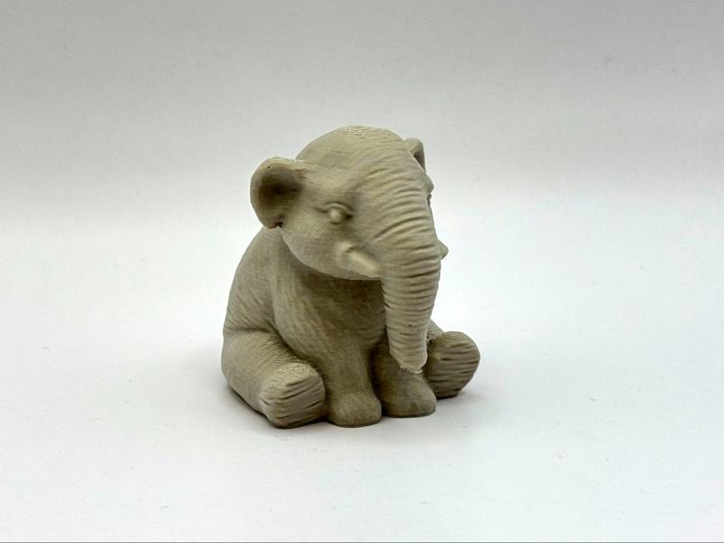 Detailed Elephant Figurine