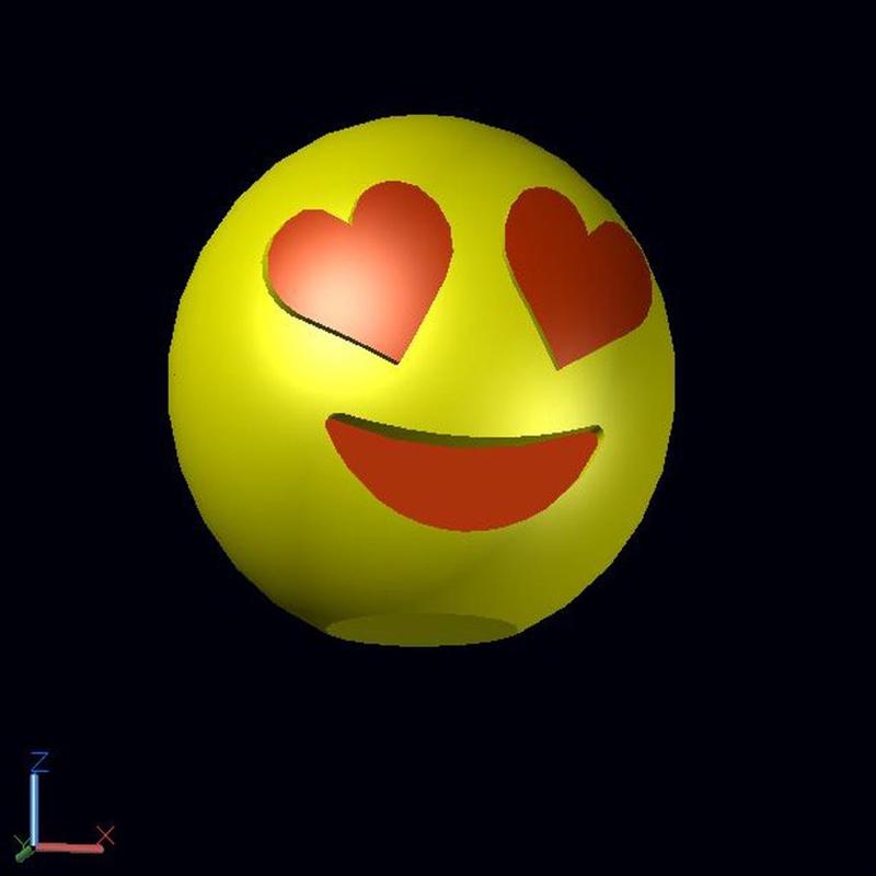 CARINHA  SORRIDENTE COM OLHOS EM FORMATO DE CORAÇÃO