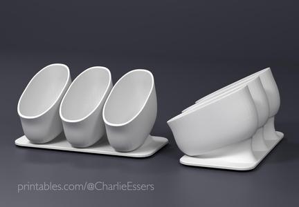 Countertop 3 Water Flavoring Stand