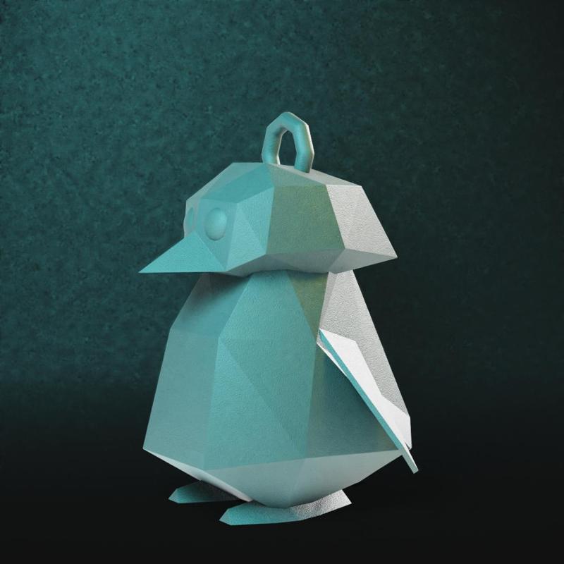 SM64 - Penguin Keychain