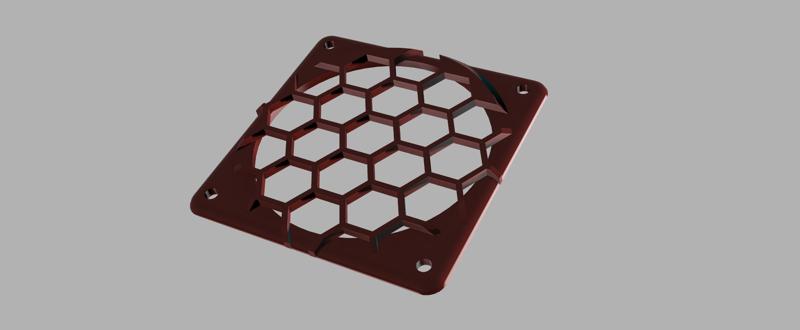 Fan/Lüftergitter 60x60mm