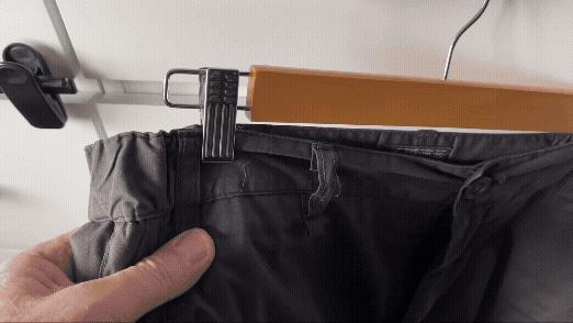 Trousers/Pants/Skirt Hanger Metal Clip Gripper