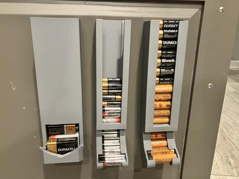 AA, AAA, and 9V Battery Dispenser
