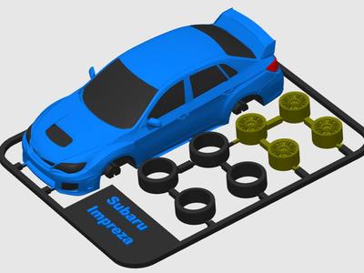 Subaru Impreza WRX STi Sedan (III gen) kit card