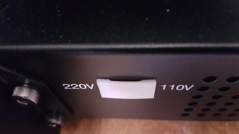 Anycubic I3 Mega Voltage Switch Cover-Screwdriver