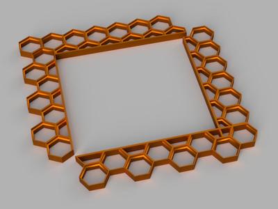 Borders for Honeycomb Storage Wall (Smallest Size) - Inner Corners