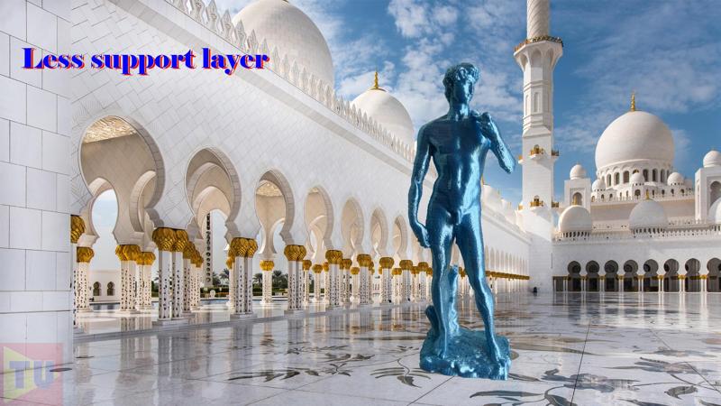 Remix David by Michelangelo with only one support