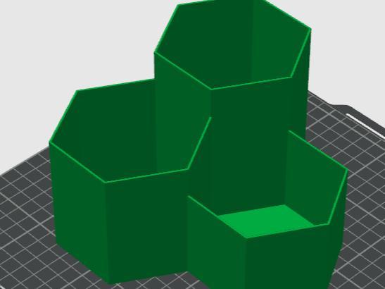 Hex Plant pot