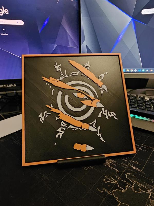 Kurama nine-tails - HueForge