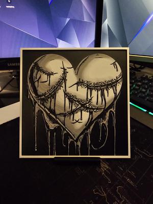 Heart with Scars - HueForge