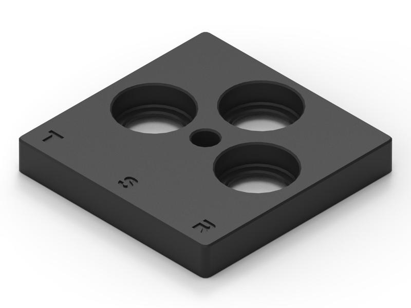 GIRA Centralplate 3-compartment - 2 Versions (Prototype Not Tested)