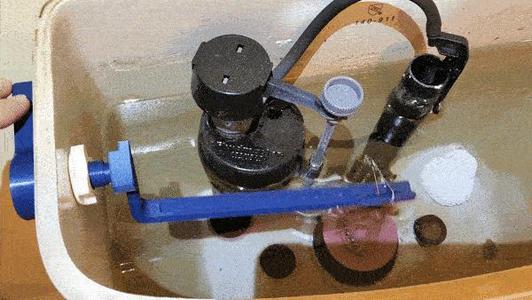 Glacier Bay Side Mount - Toilet Flush Handle System with Angled Lever