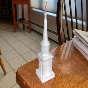 Church Steeple Christmas Tree Ornament