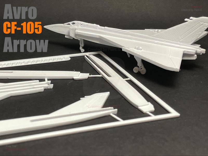 Avro CF-105 Arrow Kit Card