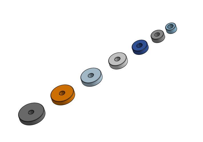 Universal Scalable Stand-Off/Spacer/Washer Set