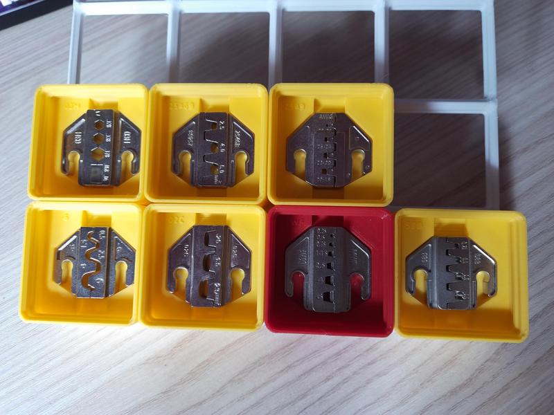 Gridfinity crimping jaw bins (stackable)