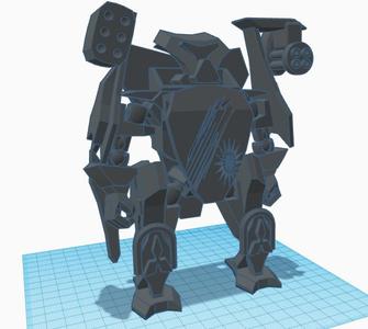 combat mc_robot rip by mcka3ax + holder for your mobile phone