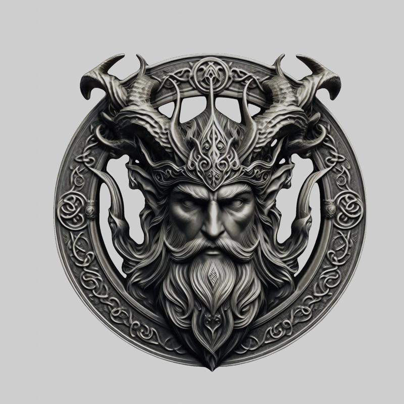 Meriadoc Brandybuck Lord of Rings Medallion for CNC Router Laser & 3D Printer