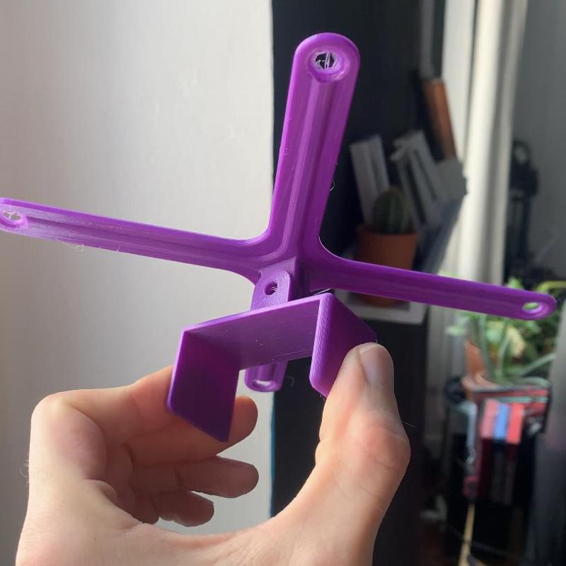 Nebula GoPro projector mount, IKEA bed