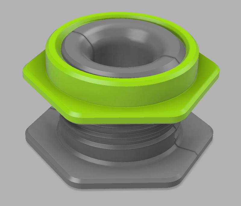 Parametric umbilical passthrough