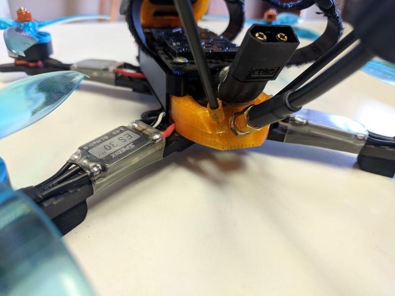 Hyperlite FlowRide VTx Antenna Mount w/ Tube Holders