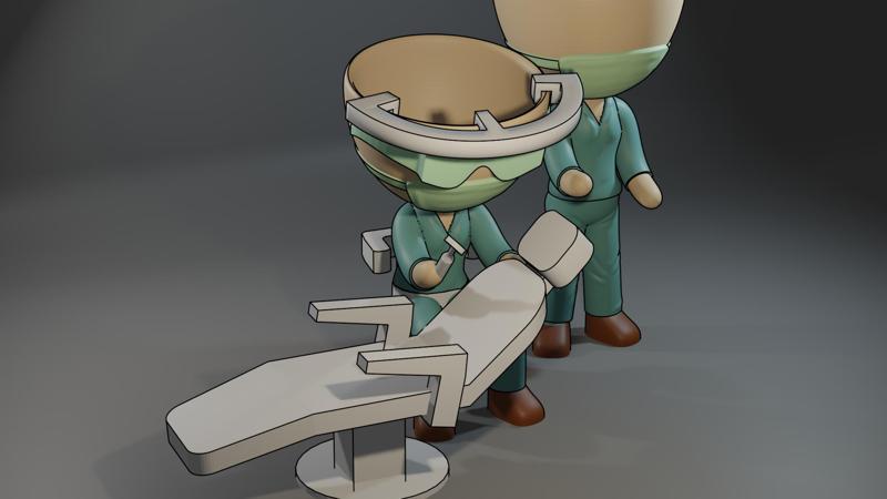 Dentist, dentistry, molars Robert Plant Pot (Female Version)