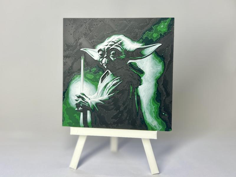Yoda - HueForge Fantasy Art
