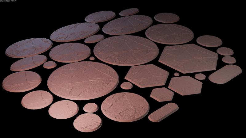 Slate Floor Miniature Bases
