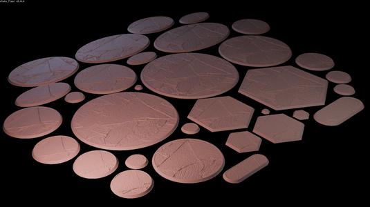 Slate Floor Miniature Bases