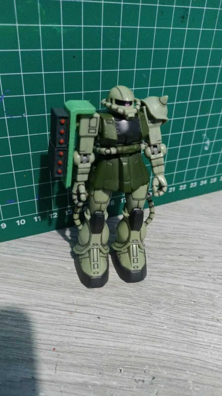 zaku shield + missile pod + sturmfaust