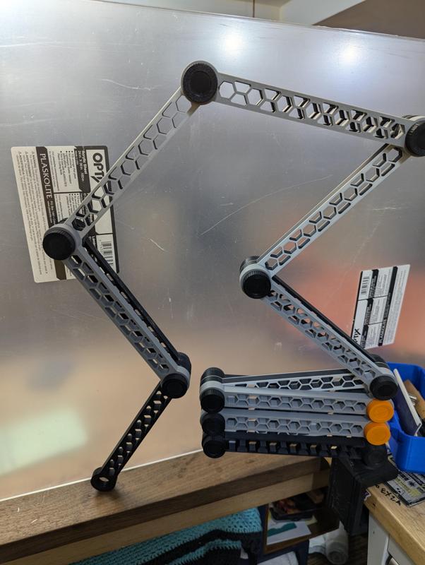 Stronger bolts, threadless arms. and double threaded arms.