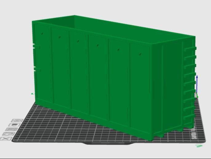 Bambu Poop Roll-Off Dumpster