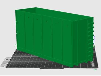 Bambu Poop Roll-Off Dumpster