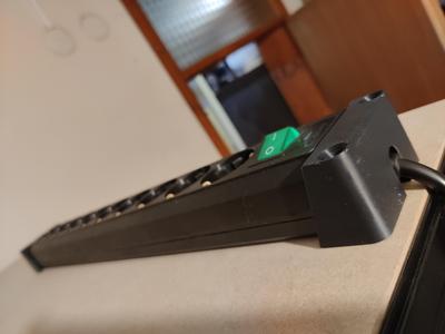 Brennenstuhl 10-Way Power Strip Mounting Brackets (~ 1€ per socket)