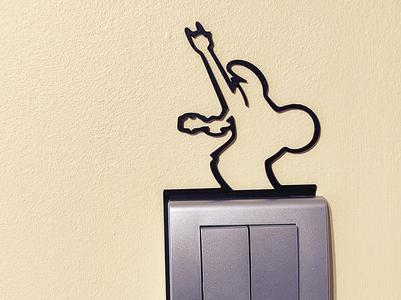 Funny Light Switch Gadget – La Linea Balum 101