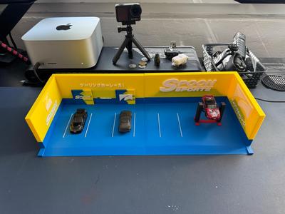 MEGA Spoon Garage for cars 1/64 , 1:64 (Hotwheels)