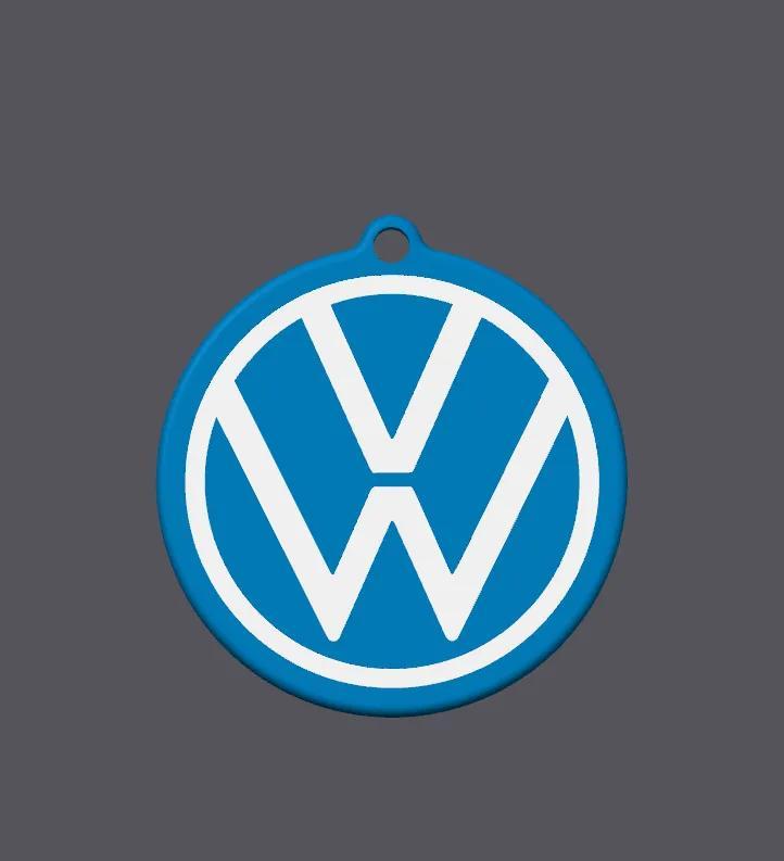 NEW LOGO VOLKSWAGEN KEYCHAIN