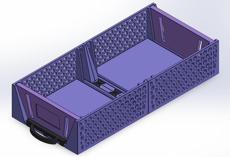 modular pallet bed container