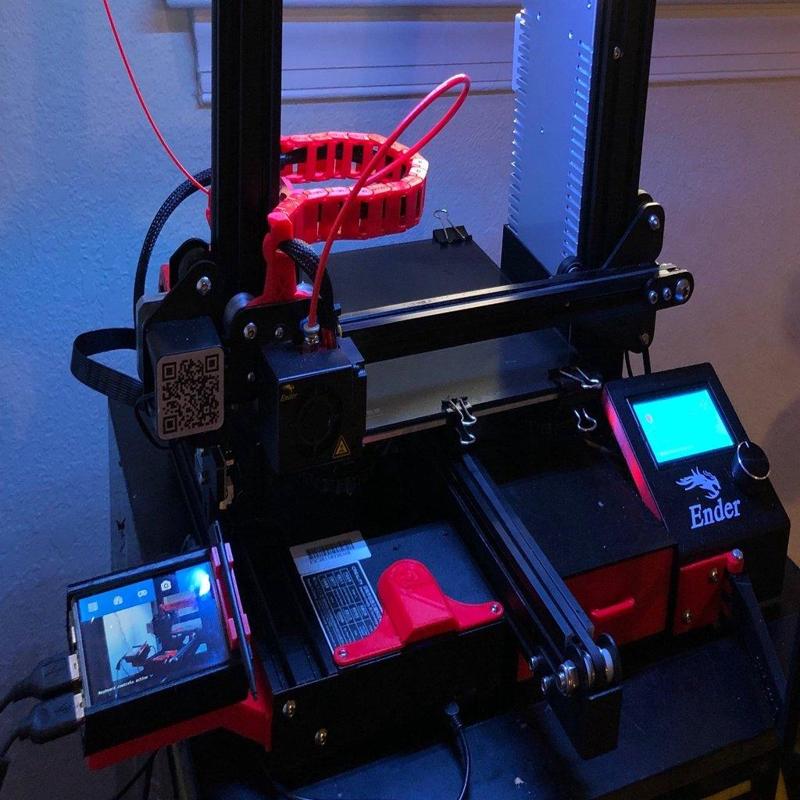 Case for Raspberry P i- 3.5" HDMI Touchscreen for Ender 3, Tevo Tornado, Ender 3 pro etc- Octoprint- UPDATED