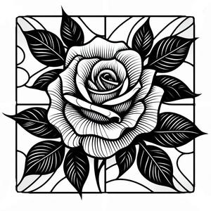 Wall art: Rose 5