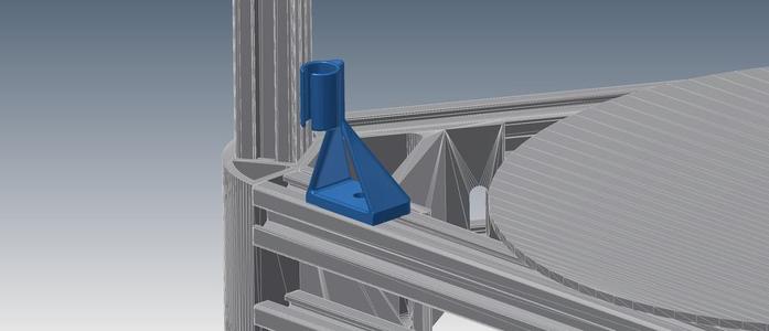 Anycubic Delta Cable Support for 2020 rail