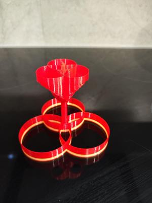 Triple Ring Glider - Straw Launchable!