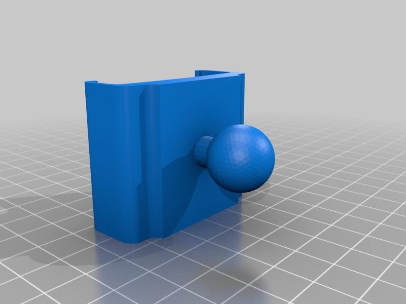 Clip with a ball joint for Audi A6 C7 dashboard (2015, etc.) for a phone holder